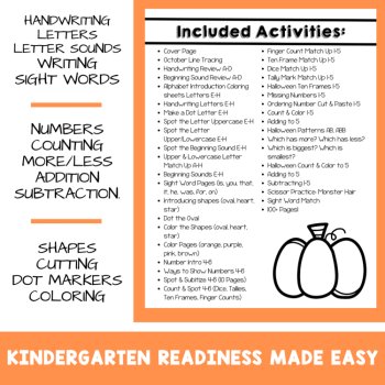 Preschool Halloween Activities October Preschool Curriculum Lesson Plans Pre-K, image 2