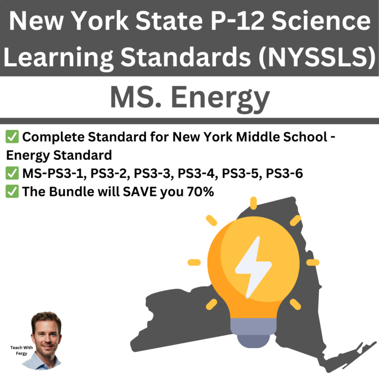 New York Science Middle School - MS. Energy Bundle | NYSSLS, NGSS