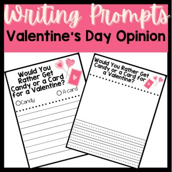 Valentines Opinion Writing | Valentine's Day No Prep Writing Centers | February, image 3