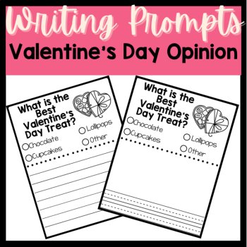 Valentines Opinion Writing | Valentine's Day No Prep Writing Centers | February, image 4