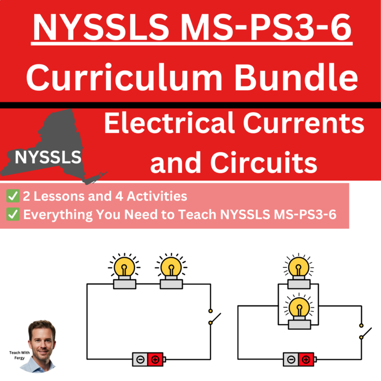 MS-PS3-6 Electrical Currents and Circuits BUNDLE | NYSSLS | Circuits, Voltage