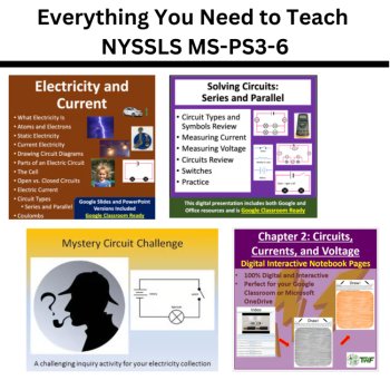 MS-PS3-6 Electrical Currents and Circuits BUNDLE | NYSSLS | Circuits, Voltage, image 3
