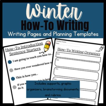Winter How-To Writing Prompts | Holiday No Prep Writing Centers, image 3