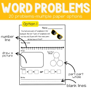 Summer Story Problems | Word Problem of the Day | No Prep Math Printables, image 2