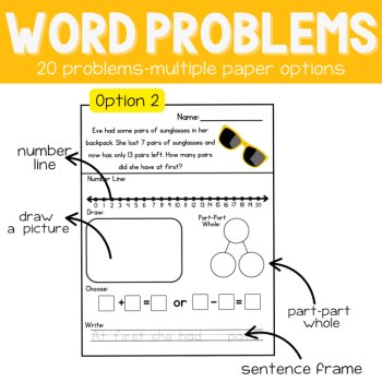 Summer Story Problems | Word Problem of the Day | No Prep Math Printables, image 3