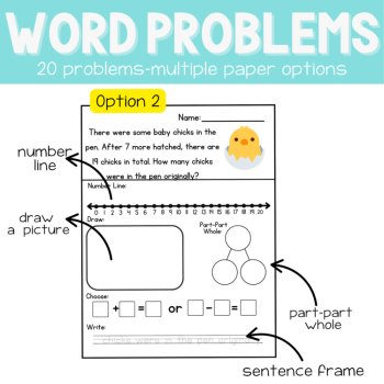 1st | April Problem of the Day | Word Problems | No Prep Math Printables, image 3