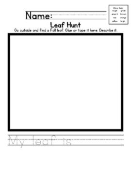 Fall Activities • Beginning of the Year • Kindergarten & Pre-K, image 2