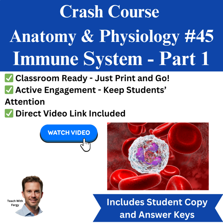 Crash Course ANATOMY & PHYSIOLOGY #45: Immune System - Part 1