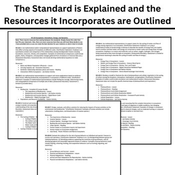 HS-LS2 Ecosystems: Interactions, Energy, and Dynamics BUNDLE | Curriculum, image 4