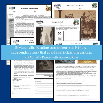 October 4th Grade Morning Work/Bell Ringer/Enrichment | ELA/Social Studies Integrated | The New York Daily, image 4