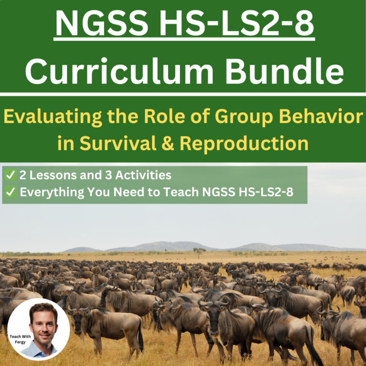 HS-LS2-8 Evaluating the Role of Group Behavior in Survival & Reproduction BUNDLE