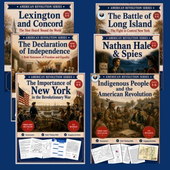 The American Revolutionary War Bundle|Primary Source Investigations | Grades 4, 5, 6, image 3