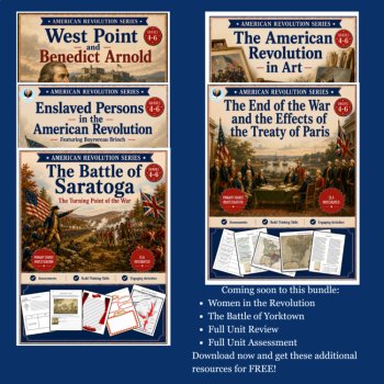 The American Revolutionary War Bundle|Primary Source Investigations | Grades 4, 5, 6, image 4