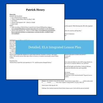 Patrick Henry “Give Me Liberty or Give Me Death” Primary Source Investigation | American Revolution Series | Grades 4, 5, 6, image 2