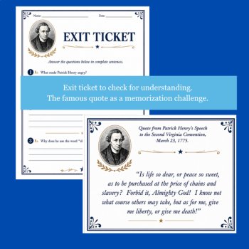 Patrick Henry “Give Me Liberty or Give Me Death” Primary Source Investigation | American Revolution Series | Grades 4, 5, 6, image 4