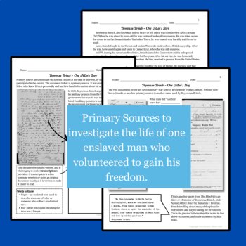 Enslaved Persons in the American Revolution Featuring Boyrereau Brinch | American Revolution Series | Grades 4, 5, 6, image 4