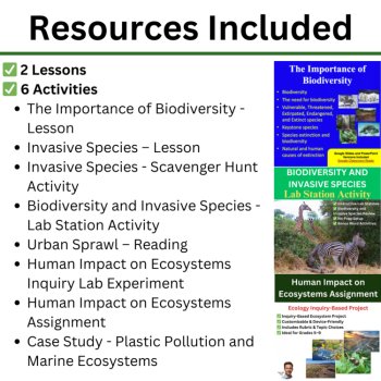 HS-LS2-7 Human Activity and the Environment BUNDLE | Solutions for Biodiversity, image 2