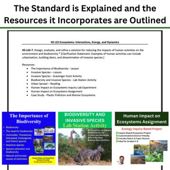 HS-LS2-7 Human Activity and the Environment BUNDLE | Solutions for Biodiversity, image 4