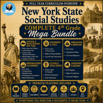 New York State Social Studies Grade 4  FULL YEAR Mega Bundle | NYS 4th Grade Framework, image 2