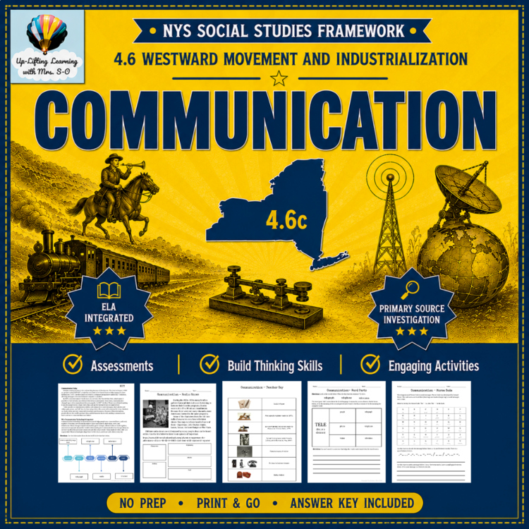 Communication | Westward Movement in New York State | NYS Social Studies Framework 4.6c