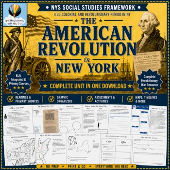 The American Revolution in New York State Bundle | NYS SS Framework 4.3d, image 2