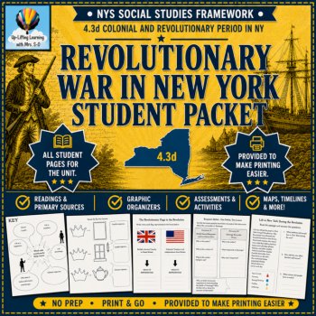 The American Revolution in New York State Bundle | NYS SS Framework 4.3d, image 3