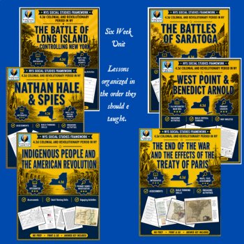 American Revolutionary War in New York  Complete Unit | NYS SS Framework 4.3d, image 3