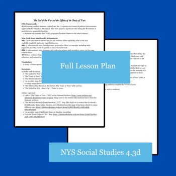 The End of the American Revolution; Effects of the Treat of Paris | NYS SS 4.3d, image 2
