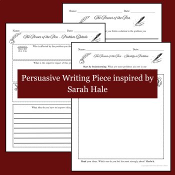 Sarah Hale | Persuasive Writing | Thanksgiving | Primary Source Connection| Grades 3-5, image 4