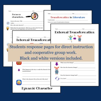 Dynamic Characters: Character Transformation in Literature | Focus Unit| 3, 4, 5, image 2