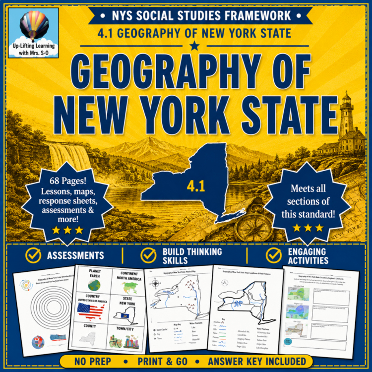 New York State Geography Unit - NYS SS Framework 4.1