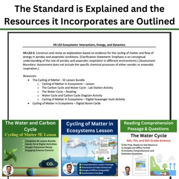 HS-LS2-3 Cycling of Matter and Energy Flow BUNDLE | Aerobic and Anaerobic, image 4