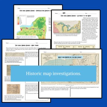 Erie Canal Primary Source Investigation | Westward Movement in New York State |New York State SS Framework 4.6b, image 3