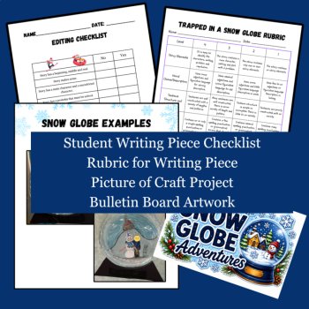 Seasonal Winter Writing & Craft Projects | Winter Bulletin Board | Grades 3-5, image 4
