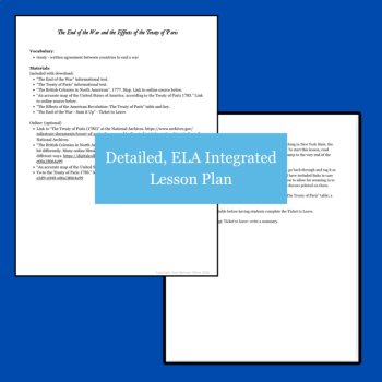The End of the Revolutionary War & The Impact of the Treaty of Paris | American Revolution Series | Grades 4, 5, 6, image 4