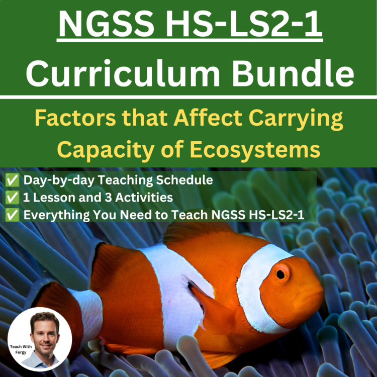 HS-LS2-1 Factors that Affect Carrying Capacity of Ecosystem BUNDLE | Biotic