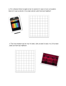 Double-Digit Multiplication Assessment - Box Method, Partial Product & Standard, image 3
