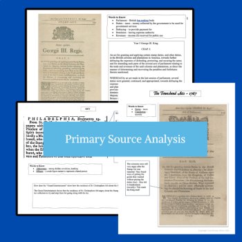 Causes of the American Revolution: Taxes to Tea | Primary Source Investigation, image 4