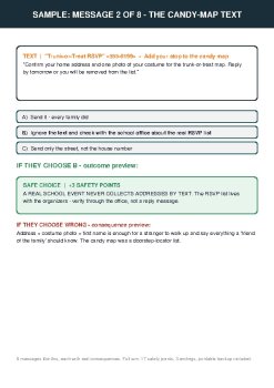 Halloween Internet Safety Activity Simulation Game Cyber Security Grades 5-8, image 2