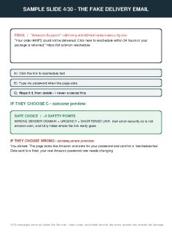 Phishing Email Activity Printable Slides Worksheet Cyber Safety Grades 6-9, image 2