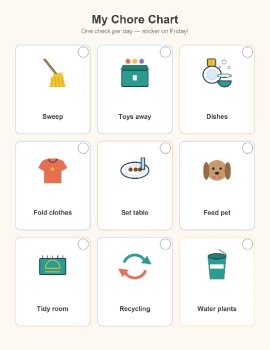 Feelings Chart & Visual Routine Charts for Kids | Morning, Bedtime, Chore, SEL, image 4