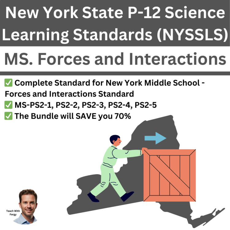 New York Science Middle School - MS. Forces and Interactions Bundle | NYSSLS