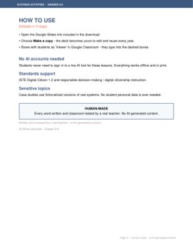 AI Ethics Activities Middle School Editable Google Slides No Prep, image 4