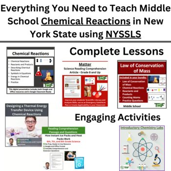 New York Science Middle School - MS. Chemical Reactions Bundle | NYSSLS, image 3