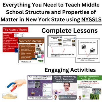 New York Science Middle School - MS. Structure and Properties of Matter Bundle, image 2