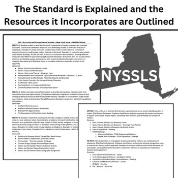 New York Science Middle School - MS. Structure and Properties of Matter Bundle, image 4
