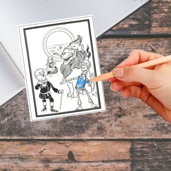 Wizard of Oz Story Sequence Activity Game Craft Book Illustrations Cards, image 4