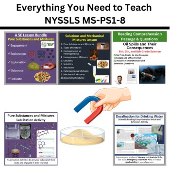 MS-PS1-8 Demonstrate that Mixtures are Combinations of Substances BUNDLE NYSSLS, image 3