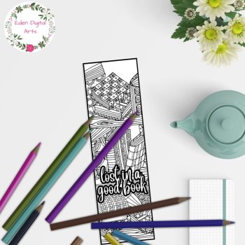 Teens Mindful Bookmarks to Color Doodle Books Calming Craft Activity Gift Reward, image 4