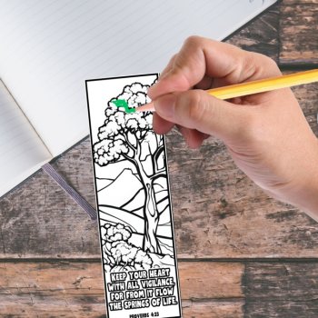 Proverbs Bible Verses Coloring Bookmarks Wisdom Scripture Keepsake Craft Gift, image 4